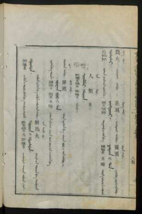 Niyalmai hacin. ilaci = 人類 第三