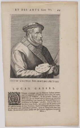 Bildnis des Lvcae Gasselo