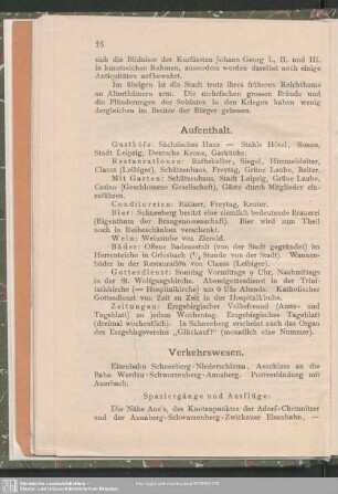 Spaziergänge und Ausflüge