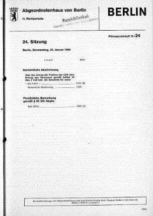 Nr. 24, 25. Januar 1990