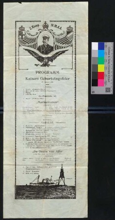 zur Kaisers Geburtstagsfeier 27. Januar 1911