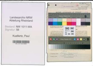 Entnazifizierung Paul Kuellertz , geb. 06.02.1900 (Hilfsaufseher)