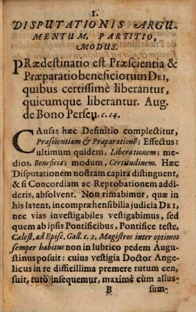 Fatum Liberum Seu Praedestinatio : A Deo Gratvita, Ex Mediis Certa, In Homine Libera, In Universitate Salisburgensi