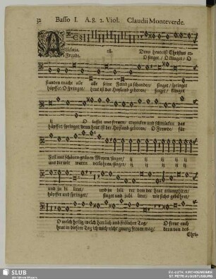 Monteverdi, Claudio: Alleluja