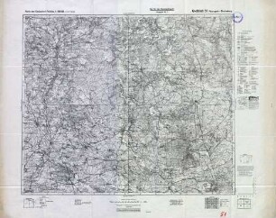 Reichskarte: Großblatt 51 Neuruppin-Rheinsberg