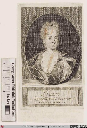 Bildnis Luise, Königin von Dänemark, geb. Prinzessin von Mecklenburg-Güstrow