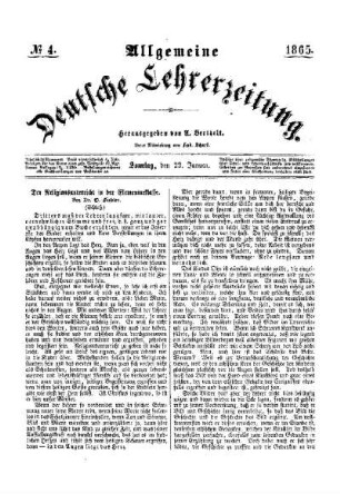 Der Religionsunterricht in der Elementarklasse