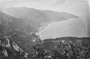 Blick auf das Mittelmeer (HAPAG-Mittelmeerfahrt der Oceana Leonhardt 1929)
