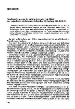 100-102, Diskussion