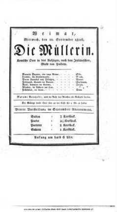 Die Müllerin