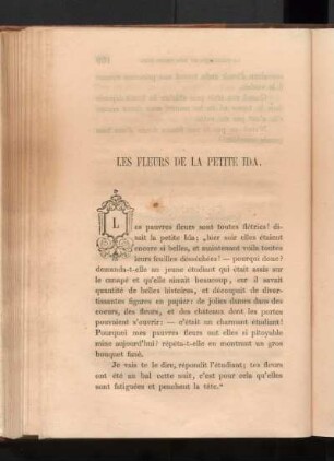 Les Fleurs De La Petite Ida.