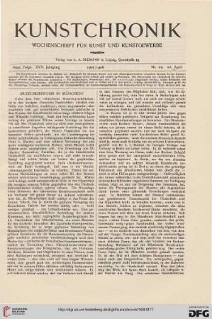 Heft 22 (20. April 1906)