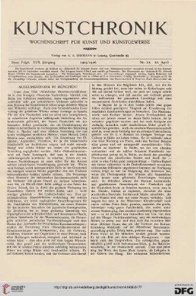 Heft 22 (20. April 1906)