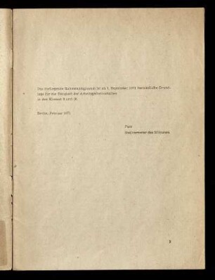 Das vorliegende Rahmenprogramm ...