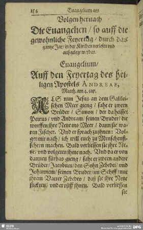 [Pars I. Evangelia Festorum]
