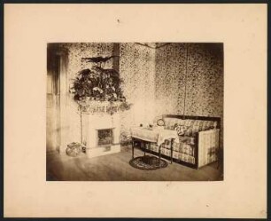 Interieur, vermutlich in der alten königlichen Sommervilla in Wachwitz