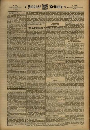 Dritte Ausgabe vom Samstag, den 02. Dezember 1911.