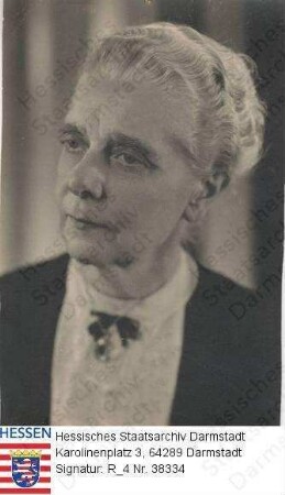 Tiedemann, Frieda v. (1874-1957) / Porträt, Brustbild