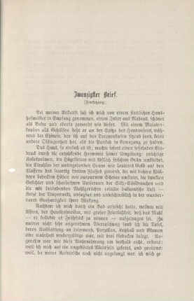 Zwanzigster Brief (Fortsetzung)