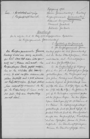 Herrentierbach: Pfarrbericht 1928