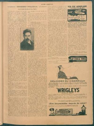 Montevideo intelectual : Con el poeta Zorrilla de San Martín