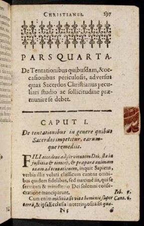 297-316, Caput I.-IV.