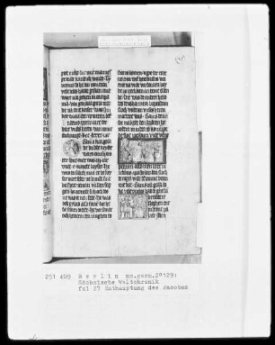 Sächsische Weltchronik (bis zum Jahre 1229) — ---, Folio 27rectoBuchseite