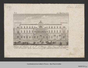 Vedute pittoresche della Toscana, Band 1 : Vedute des Palazzo Borghese in Florenz