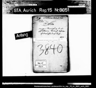 Die Aufräumung der zur Petkumer Sielacht gehörigen Tiefs
