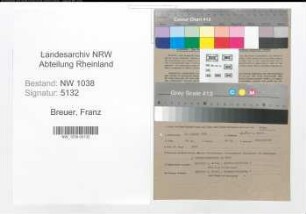 Entnazifizierung Franz Breuer , geb. 20.01.1894 (Beamter)