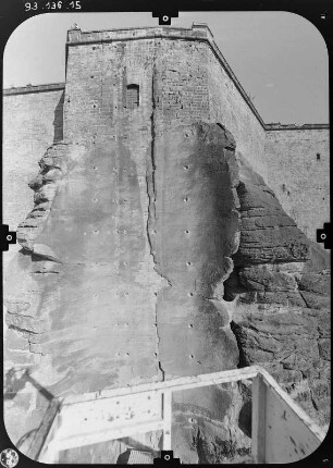 Königstein. Festung (1589-1591; P. Buchner). Südwestseite (Teilansicht)