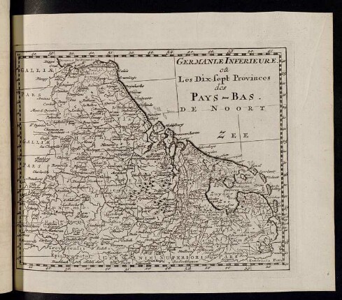 Germanle Inferieure ou Les Dix-sept Provinces des Pays-Bas. de Noort