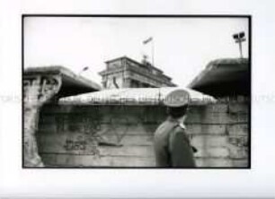 Die Berliner Mauer am Brandenburger Tor