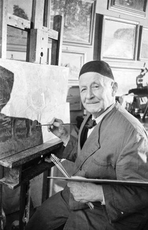 85. Geburtstag des Kunstmalers Reinhard Amtsbühler.