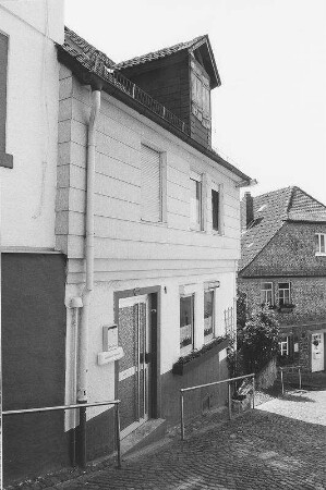 Wohnhaus, Fachwerk; Gelnhausen, Untere Haitzer Gasse 1