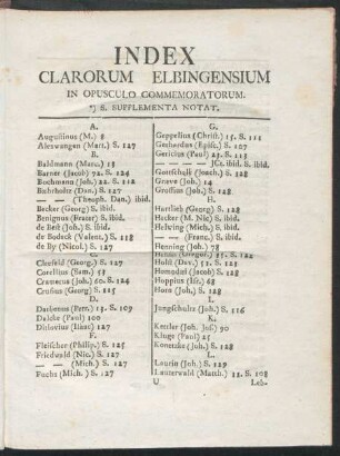 Index Clarorum Elbingensium