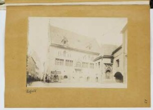 Rathaus, Regensburg: Ansicht (aus: Skizzen- und Fotoalbum 21)