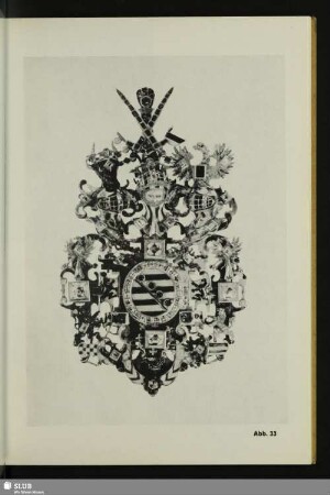 Abb. 33, Kursächsisches Wappen, sächsisch, 1610/11
