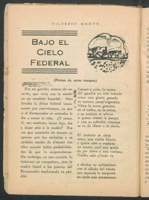 Bajo el cielo federal