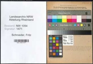 Entnazifizierung Fritz Schroeder , geb. 01.05.1891 (Gartengehilfe)