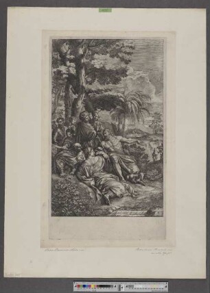 [Johannes der Täufer predigt in der Wüste]