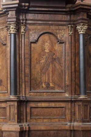 Salvator Mundi und die vier Evangelisten — Salvator Mundi