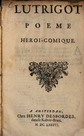 Lutrigot : poème heroi-comique