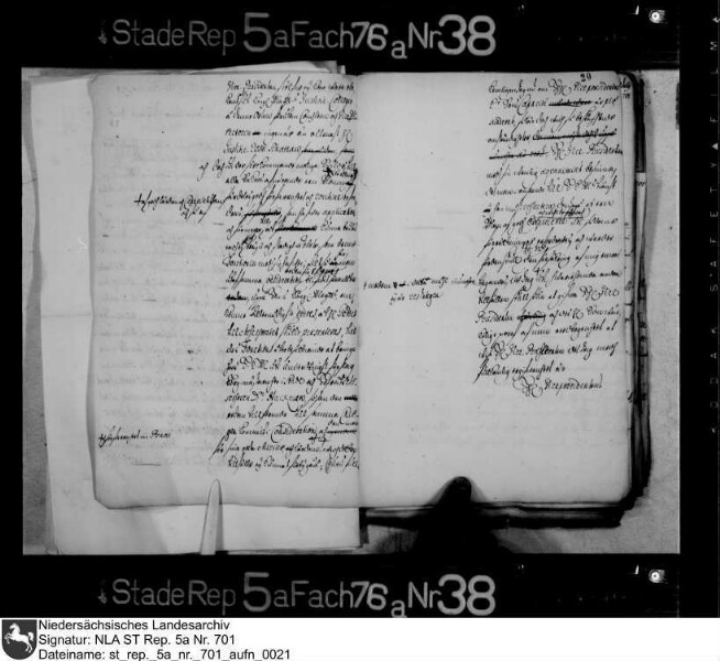 Korrespondenz des Generalgouverneurs Baron Nils Gyllenstierna
                              mit dem Vizepräsidenten am Wismarer Tribunal, späteren Hofkanzler
                              Wilhelm Julius Coyet