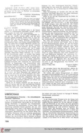Umschau / Zum Nachdenken / Buchbesprechungen