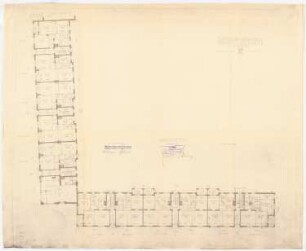 Siedlung Attilahöhe, Berlin-Tempelhof: Arnulfstraße 72-75, Manteuffelstraße 33-34: Grundriss EG (Alternative)