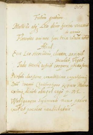 308r, Sigismundus, Wolfgangus