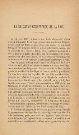 [I. Exposé juridique]