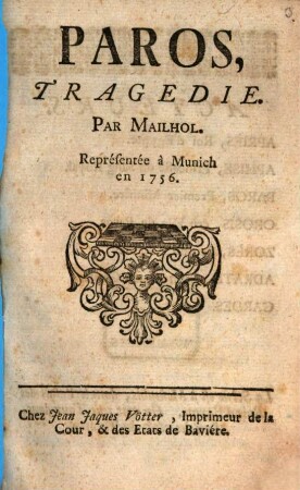 Paros : tragédie