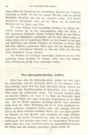Das chirurgisch-klinische Institut.